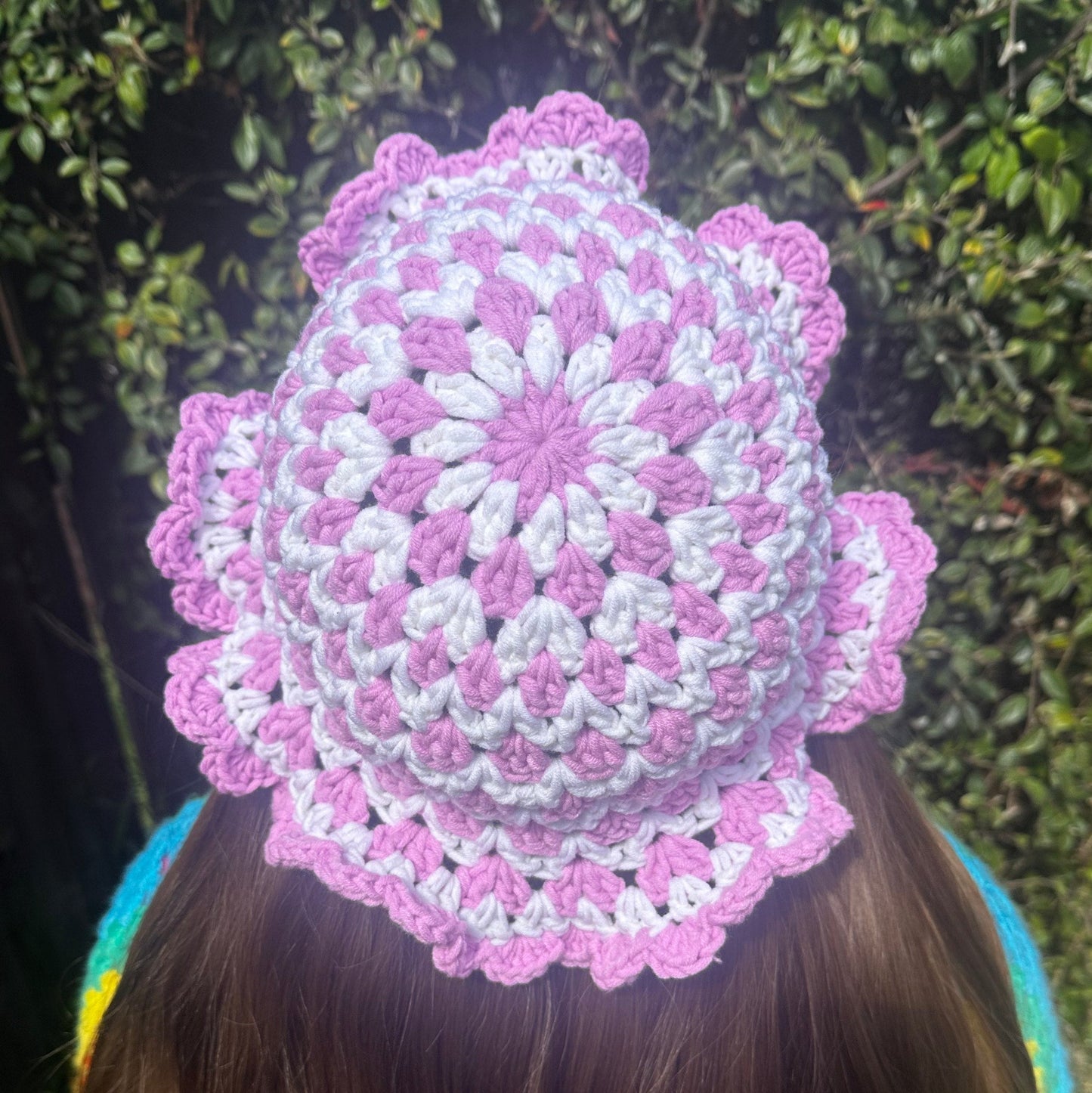 Kids tween ruffle bucket hat