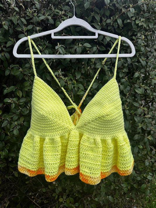 Sunshine adult ruffle top